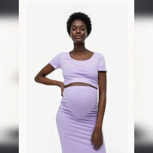 H&M Mama 2 PC top and skirt set XL